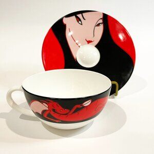 Ritzenhoff My Tea - Tea Cup and Saucer -Disney Mulan, Sabine Gebhardt Bone China